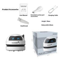 USB充电手持式太空飞船桌面吸尘器