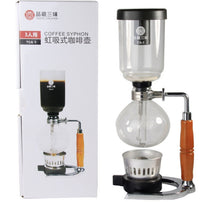 Siphon Vacuum Coffee Maker with Glass Pot