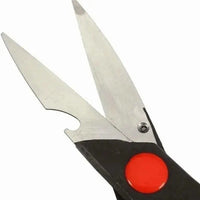 Food Scissors with Walnut Tongs, Bottle Opener, Can Opener, Vegetable Cutting