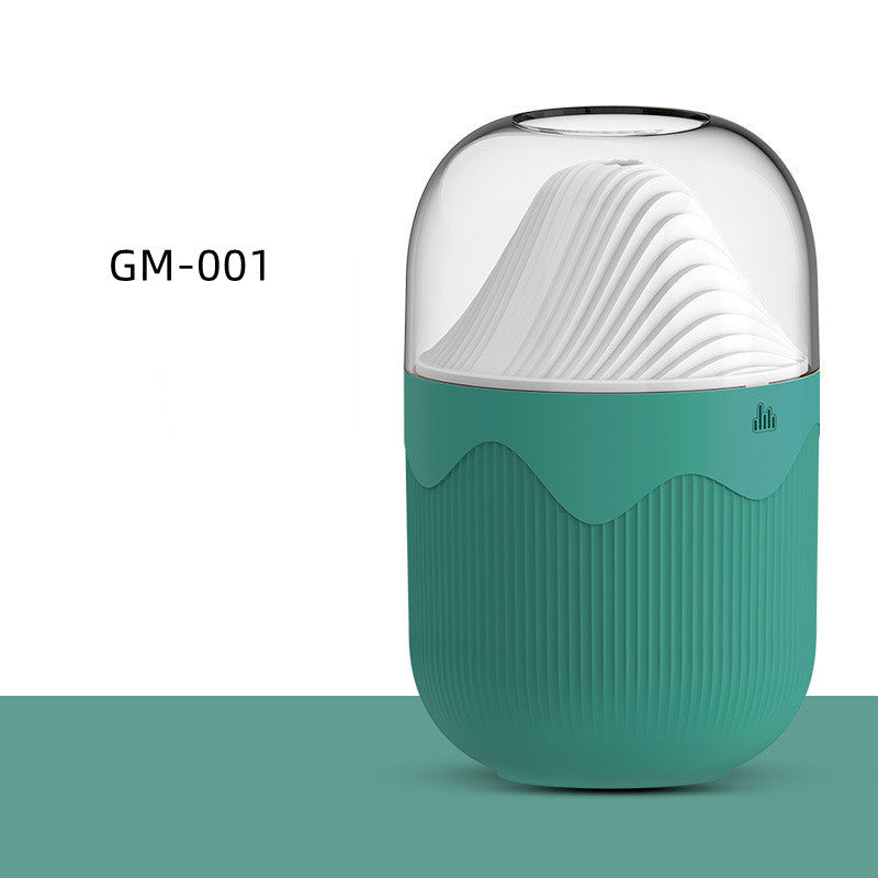 New Volcano Humidifier Intelligent Voice Night Light Air Humidifier Colorful Diffuser