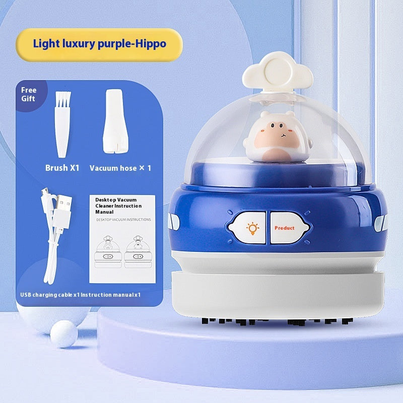 USB充电手持式太空飞船桌面吸尘器