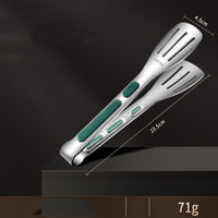 7, 9, 12-inch Kitchen Tongs Stainless Steel Grill Tongs For Cooking BBQ Non-Slip Salad Tongs Clips Tong Kitchen Accessories
