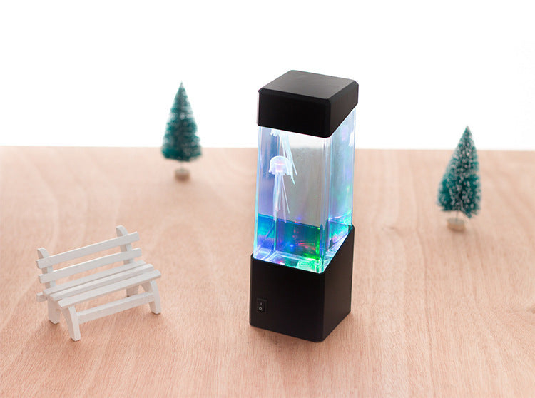 USB-powered LED Jellyfish Aquarium Lamp Night Light