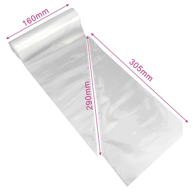 50-piece Disposable Cream Piping Bags and Baking Accessories for Cake Making