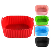 Multicolour Silicon Square Tray For Air Fryer