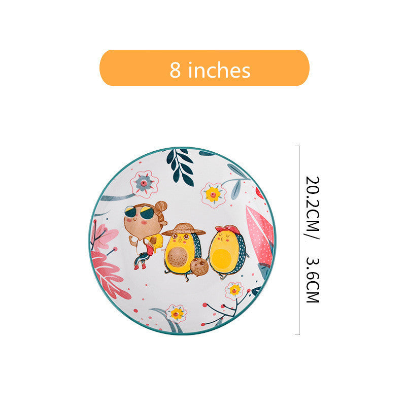 Rainforest Design Ceramic Dinnerware Set