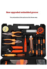 108-piece Carbon Steel Hardware Toolkit for Household