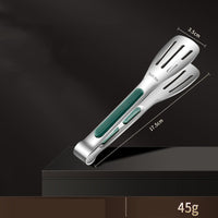 7, 9, 12-inch Kitchen Tongs Stainless Steel Grill Tongs For Cooking BBQ Non-Slip Salad Tongs Clips Tong Kitchen Accessories