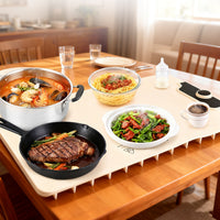 Fast Heating Roll-up Silicone Food Warming Mat With 14 Temp Levels 10Hrs Timer