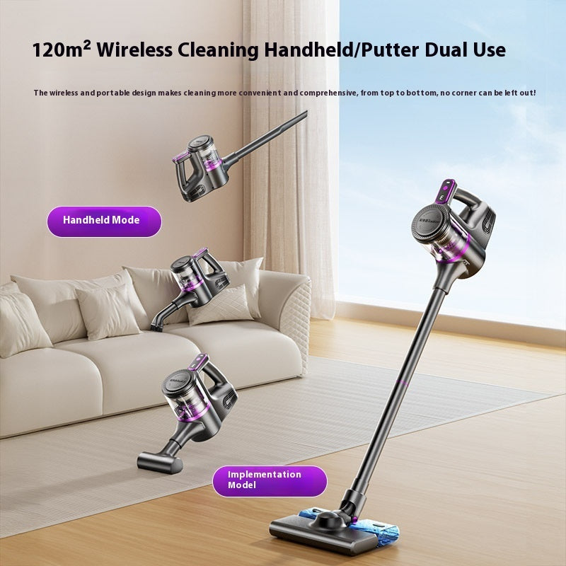 Household Wireless Handheld Multipurpose Suction Mop Vacuum Cleaner