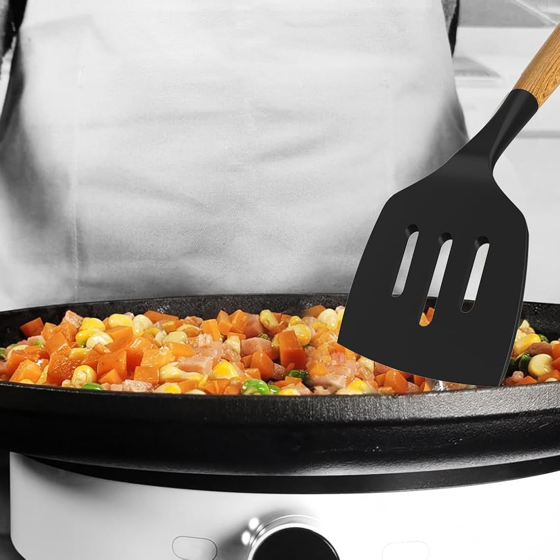 14-Piece BPA Free Silicone Non-stick Kitchen Utensils Set