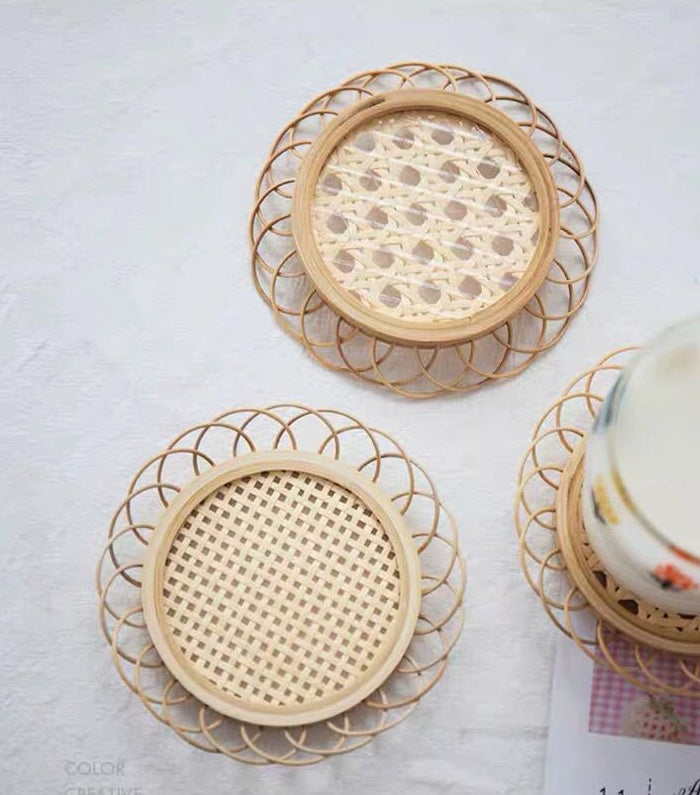 Creative Retro Woven Coasters