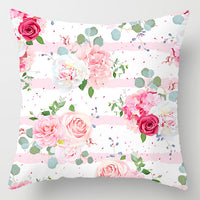 Sweet Pink Assorted Design Cushion Cover