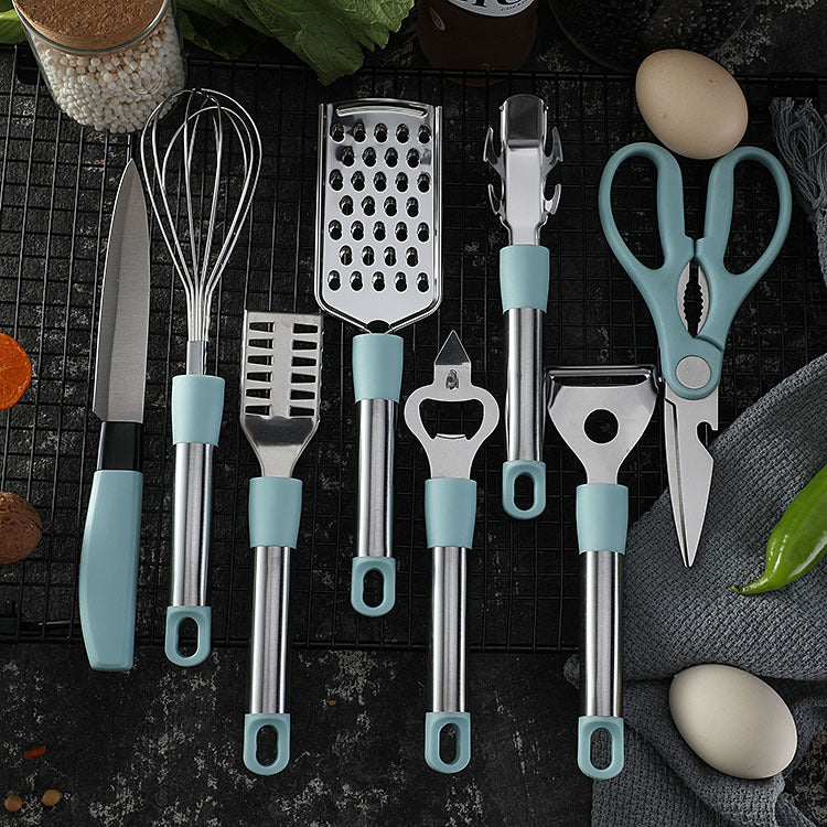 Stainless Steel 6-to-9-Piece Kitchen Utensil Set