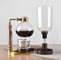 Siphon Vacuum Coffee Maker with Glass Pot