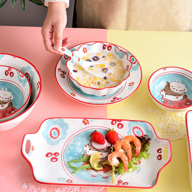 Rainforest Design Ceramic Dinnerware Set