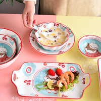 Rainforest Design Ceramic Dinnerware Set