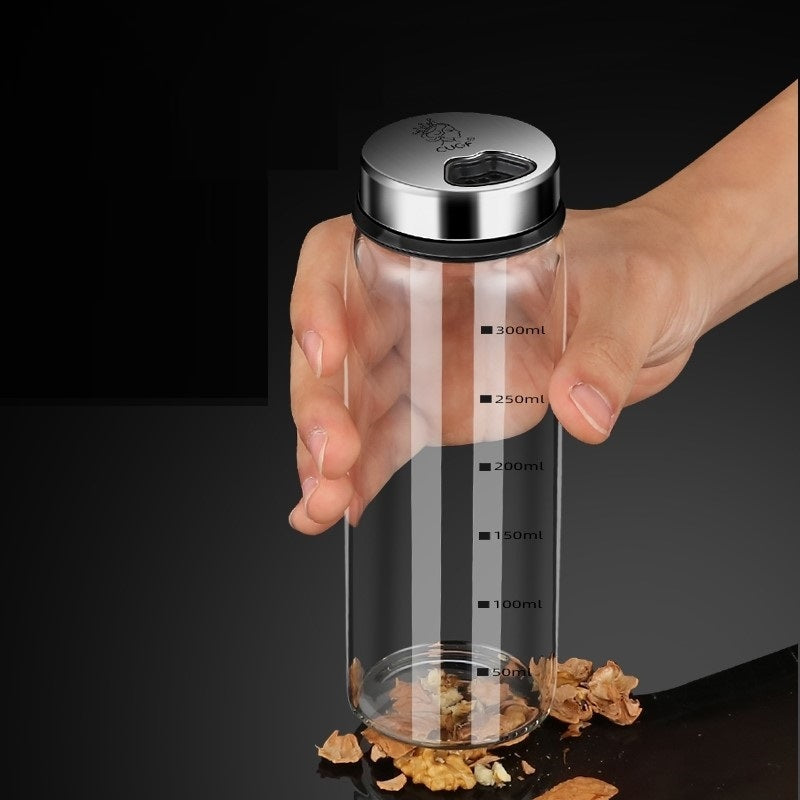 Glass Seasoning Bottle with Measurement