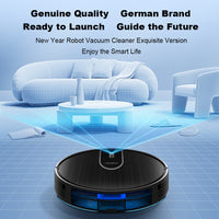 Wet and Dry Anti-Falling Self-Charging Robot Vacuum Cleaner