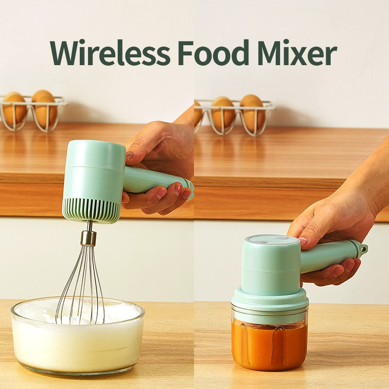 Rechargeable Wireless Handheld Egg Beating Baking Tool