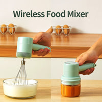 Rechargeable Wireless Handheld Egg Beating Baking Tool