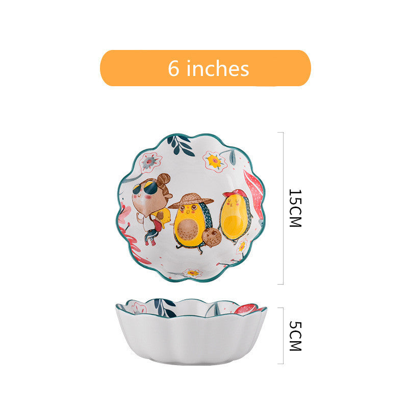 Rainforest Design Ceramic Dinnerware Set