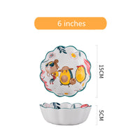 Rainforest Design Ceramic Dinnerware Set