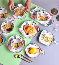 Rainforest Design Ceramic Dinnerware Set