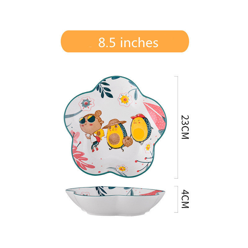 Rainforest Design Ceramic Dinnerware Set