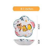 Rainforest Design Ceramic Dinnerware Set