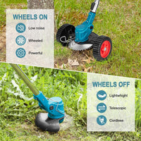 电动无绳除草机割草机