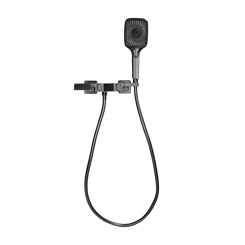 Hot and Cold Shower Head and Faucet Set with Digital Display