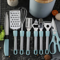 Stainless Steel 6-to-9-Piece Kitchen Utensil Set
