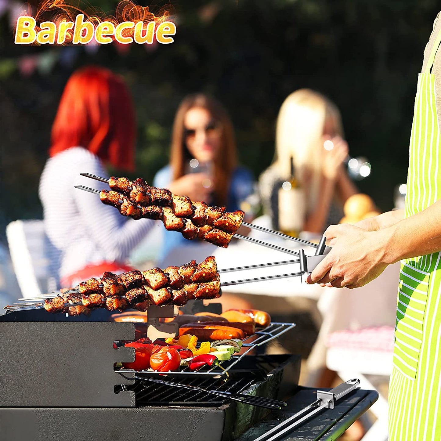Outdoor Portable Barbecue Kebab Skewers