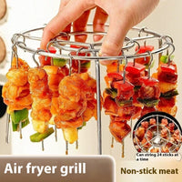 Air Fryer Universal Stainless Steel Vertical Grill Rack