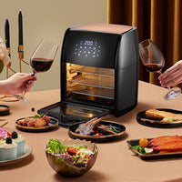 10L 360-degree Rotation Large Capacity Home Air Fryer with Digital Display