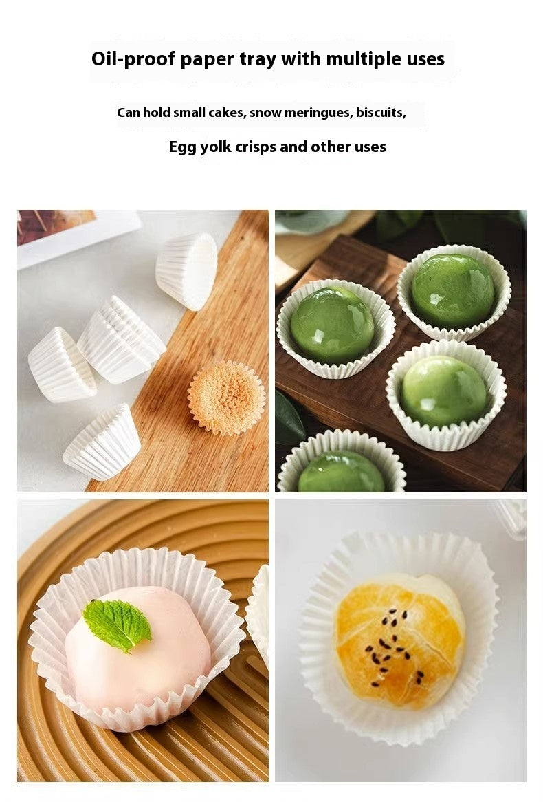 Food Grade Disposable Silicone Oil Baking Muffin Cup Paper