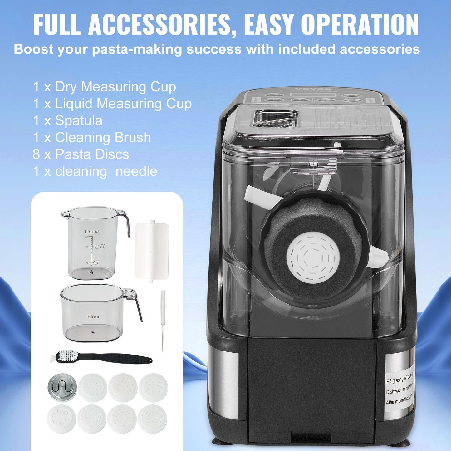 Автоматическая машина для производства пасты и лапши с 8 видами пасты