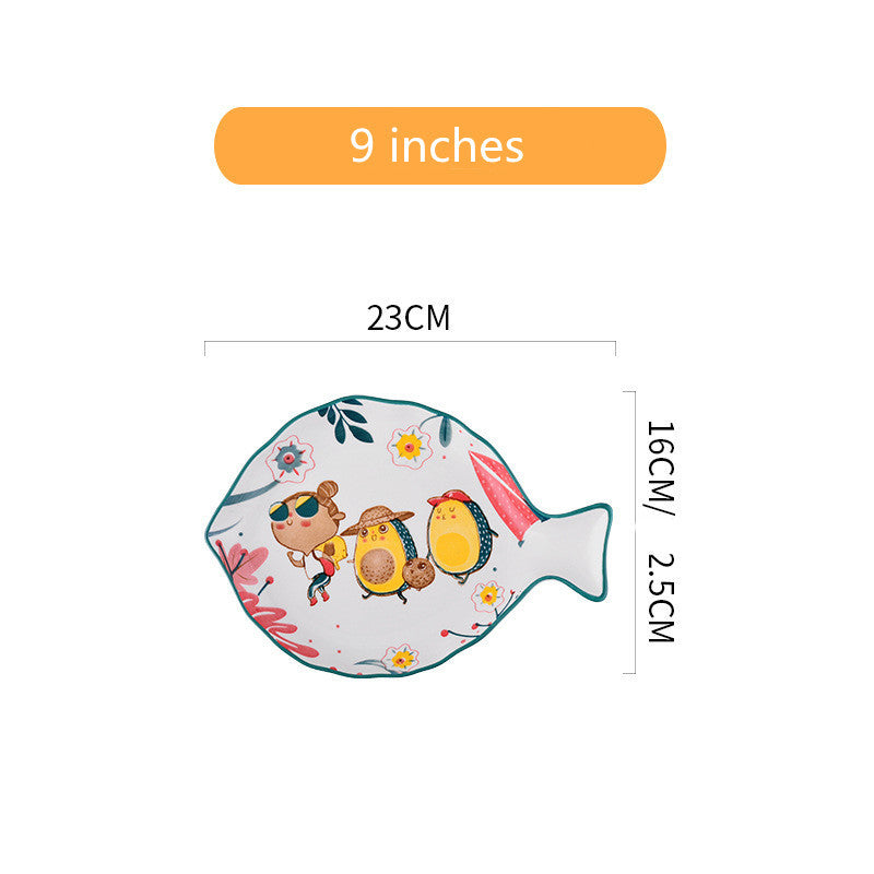 Rainforest Design Ceramic Dinnerware Set