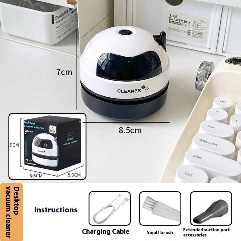 USB充电手持式太空飞船桌面吸尘器