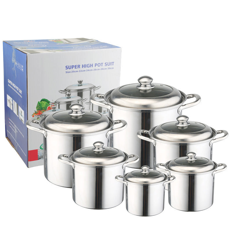 6-Piece Cooking Pot Set