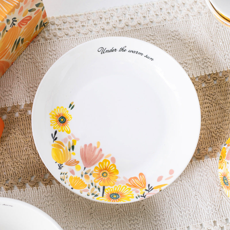 20-piece Ceramic Bowl Spoon Cutlery Gift Set