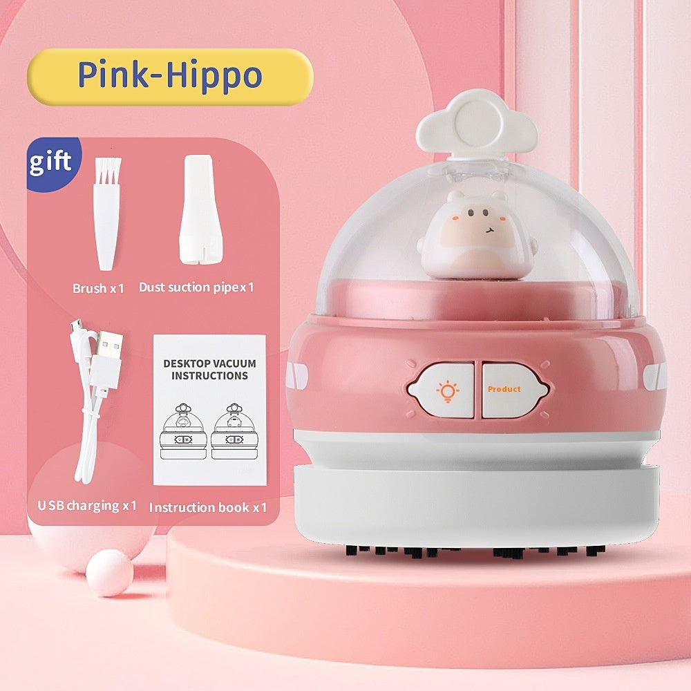 USB充电手持式太空飞船桌面吸尘器