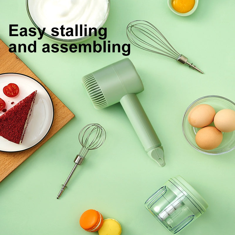 Rechargeable Wireless Handheld Egg Beating Baking Tool