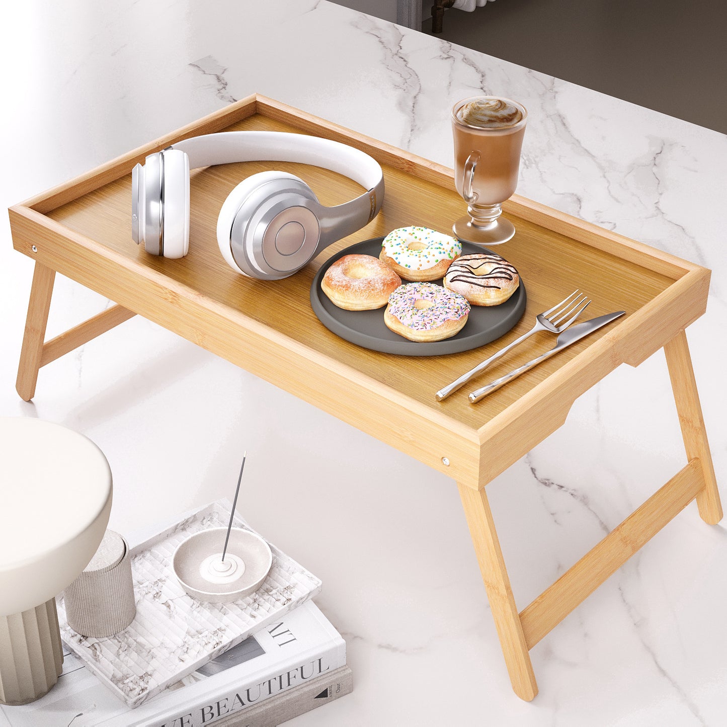 Bedroom Bed & Breakfast Foldable Tray Table