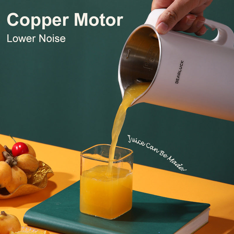 Мини-соковыжималка для соевого молока, фруктового сока, кукурузного сока с автоматическим подогревом