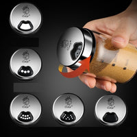 Glass Seasoning Bottle with Measurement