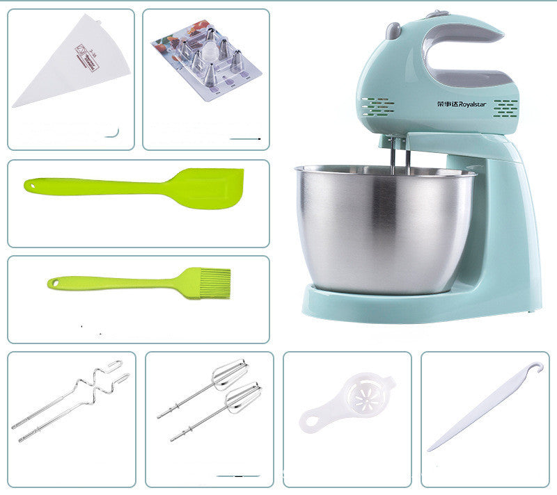 Flour, Egg Mixing Machine with Accessories Bundle