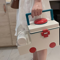 Large Capacity Ambulance-Shaped Multi-compartment First Aid Storage Box