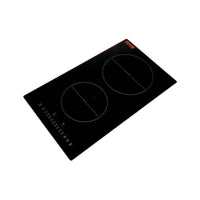 Dual Burner Electric Induction Stove Top, Built-in Magnetic Cooktop 3000W, 9 Heating Level Multifunctional Burner, LED Touch Screen  Child Lock & Over-Temperature Protection
